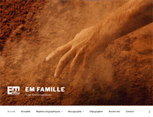 Tablet Screenshot of emfamille.com